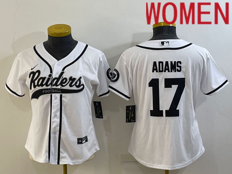 Women Oakland Raiders #17 Adams White 2022 Nike Co branded NFL Jerseys